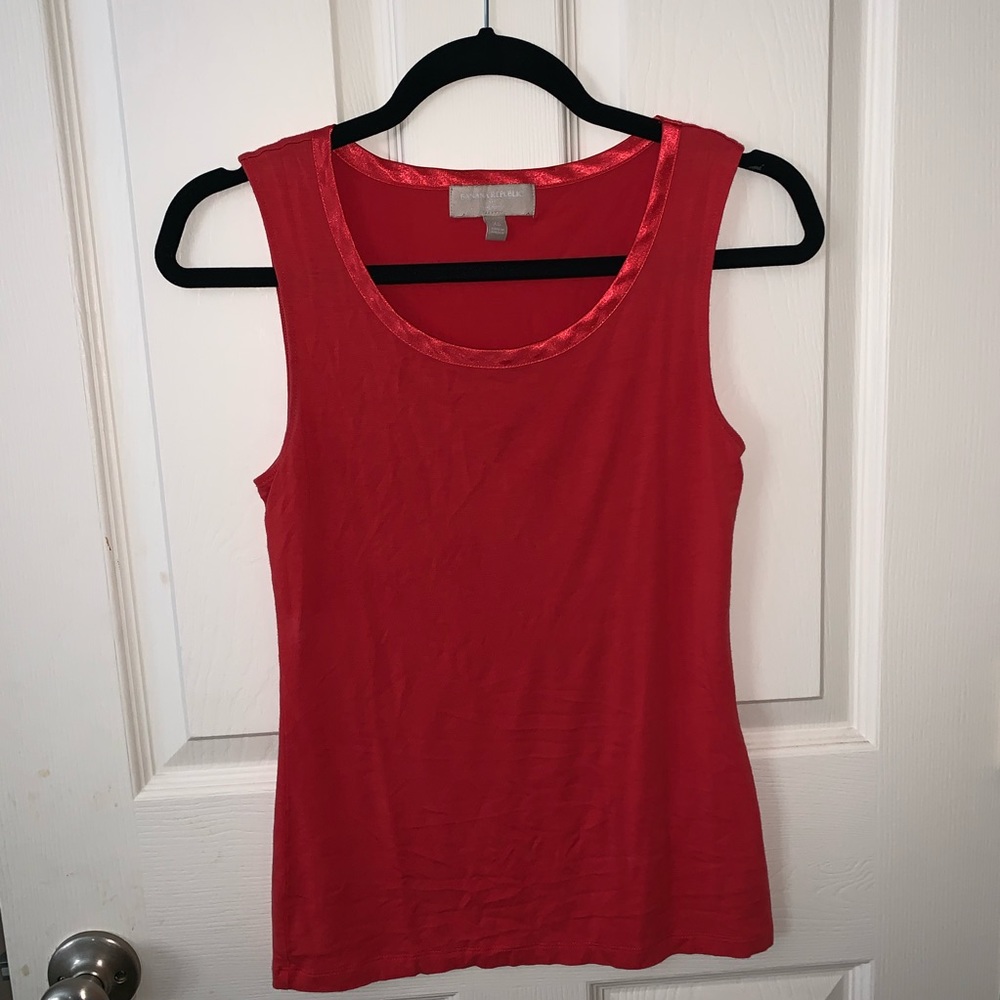 Red tank top